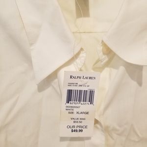 Ralph lauren off-white women collared shirt